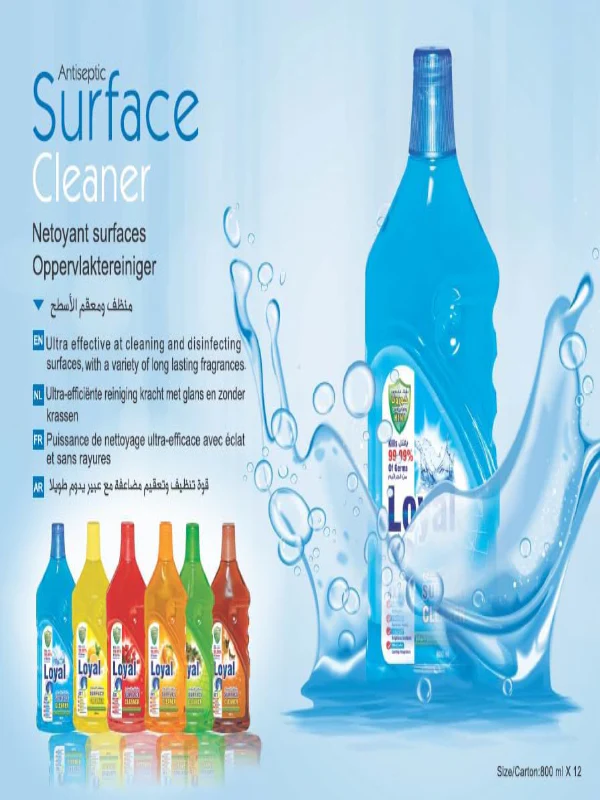 Loyal Surface Cleaner 800ml- Lavender & Jasmine, Disinfectant, Removes Stain, Brightens Surfaces, Lasting Fragrance - Image 3