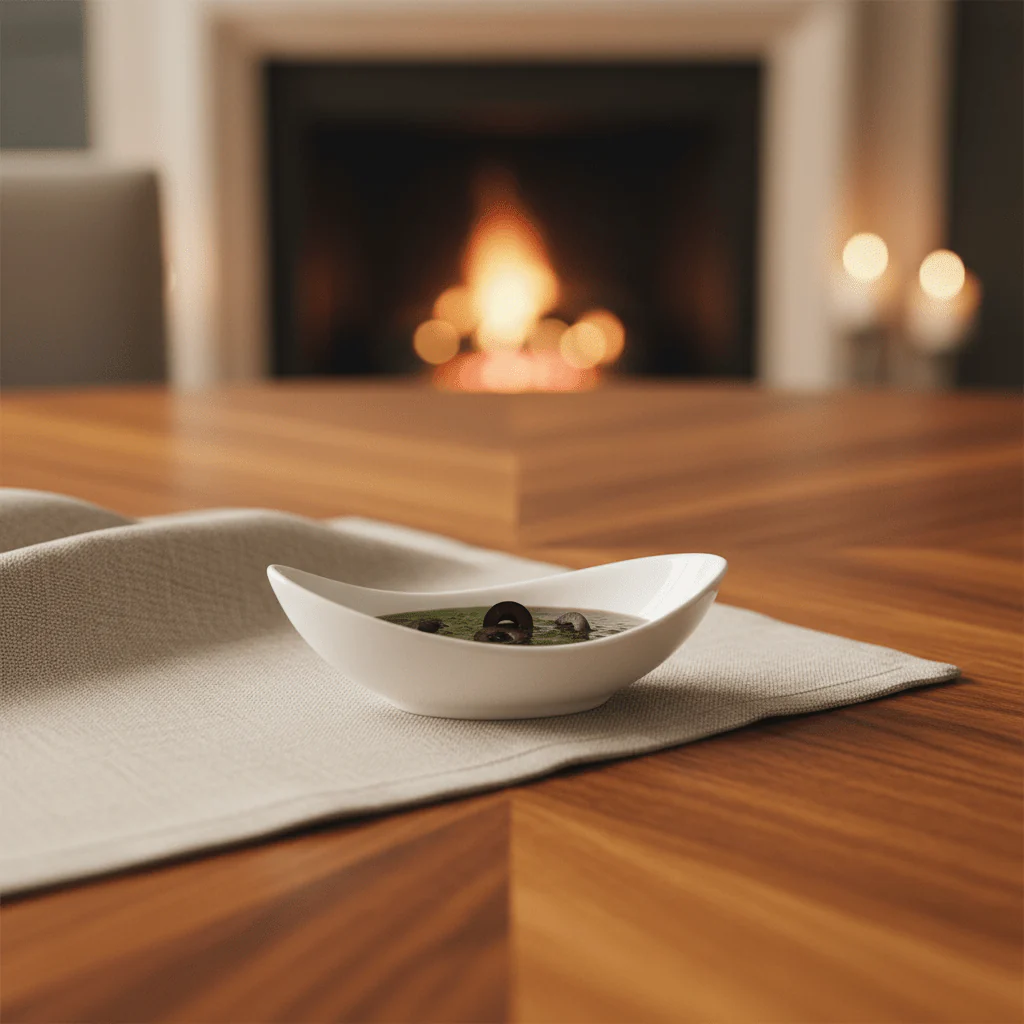 Luhpar Fine White Round Porcelain Sauce Dish 3.8 Inch – Small Dipping Bowl for Sauces & Condiments - Image 2