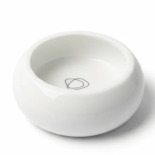 Luhpar Mini White Round Ceramic Dish 3 Inch – Small Serving Dish for Sauces, Spices & Condiments