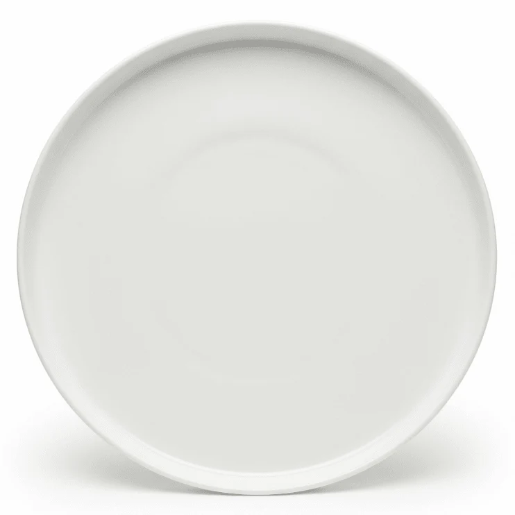 EFE BC Classic White Ceramic Dinner Plate 10.5 Inch – Heavy Duty Serving Plate for Home & Restaurant