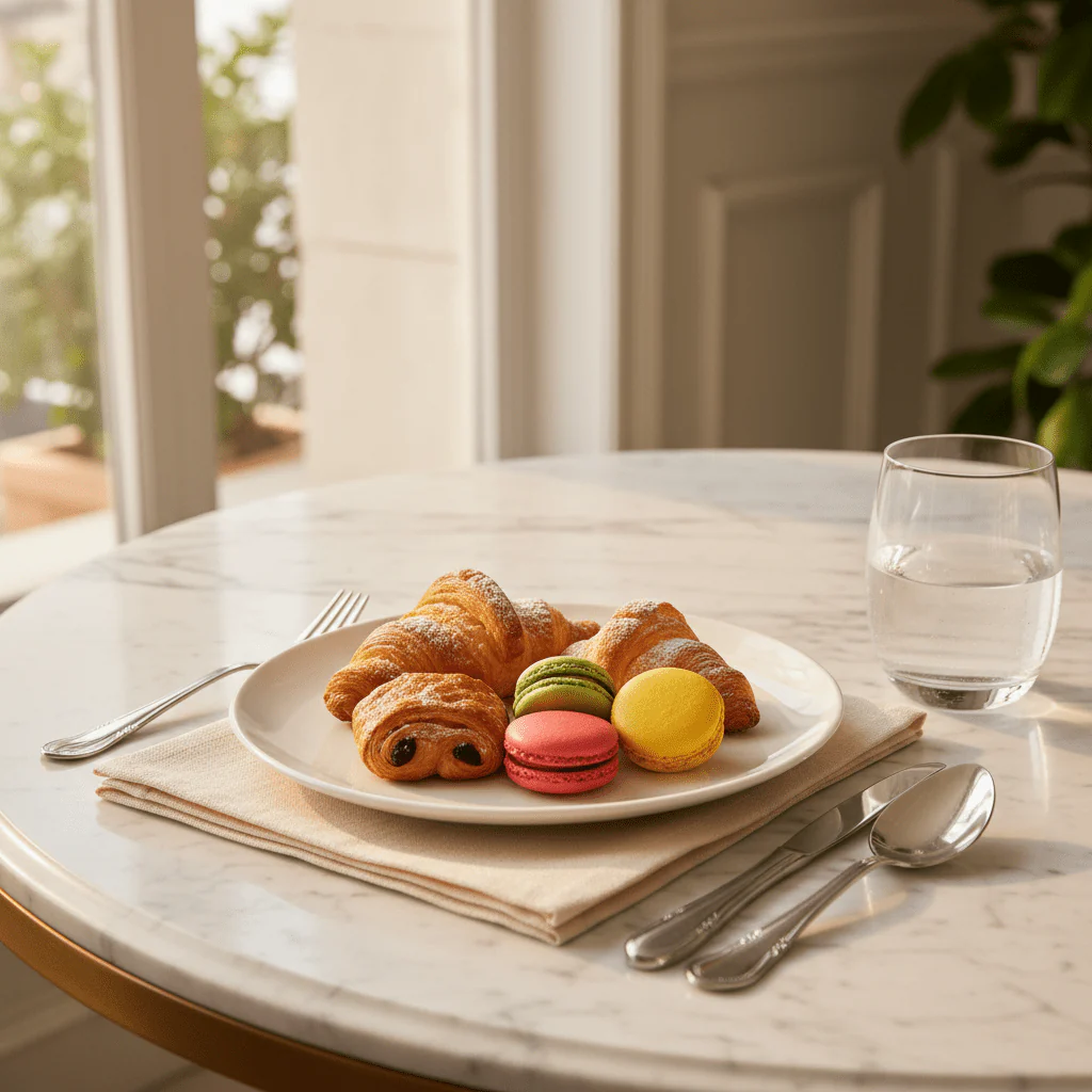 Luhpar White Round Porcelain Side Plate for Snacks and Desserts 6 inch - Image 2