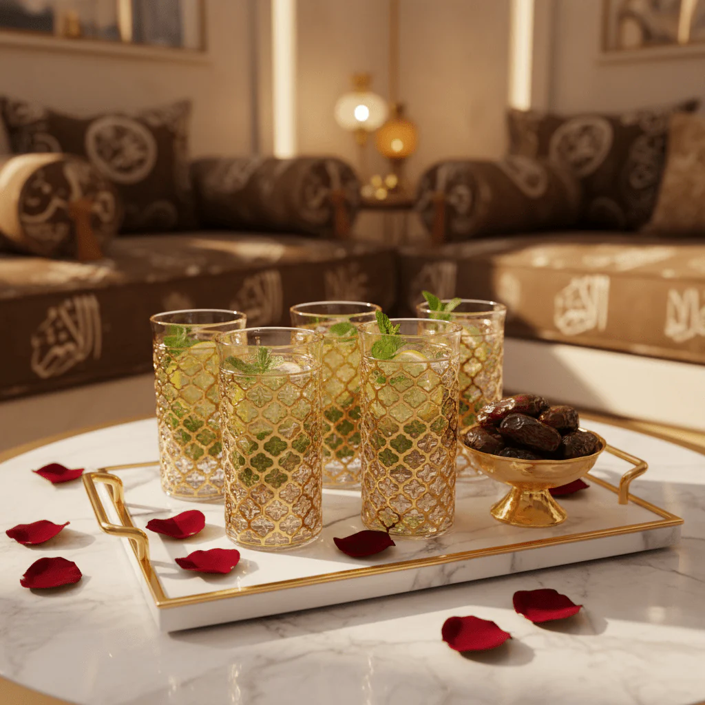 LuxeGold Premium Acrylic Drinking Tumbler with Elegant Golden Decorative Design – 13 cm - Image 3