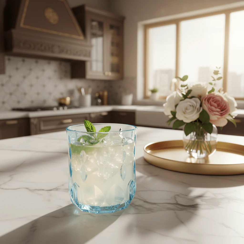 Luxehome Elegance Premium Decorative Acrylic Tumbler - Stylish Assorted Colour Design for Home & Party Use 300ml - Image 2