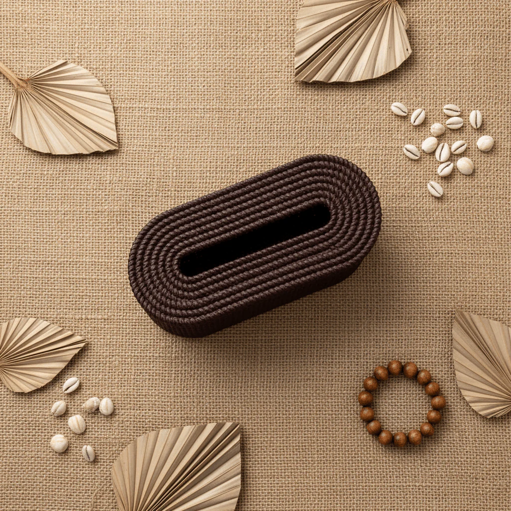 Luxury Brown Pop Tissue Box with Elegant Decorative Design – Premium Home & Office Tissue Holder  – 21×10 cm - Image 4