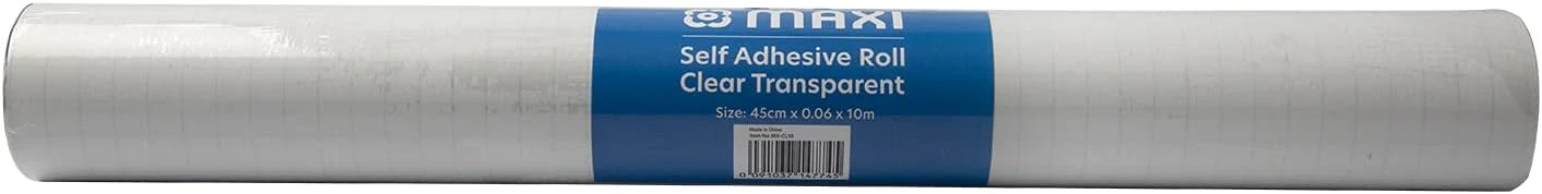 Maxi Clear Transparent Self Adhesive Roll 10MX45CM - Image 6