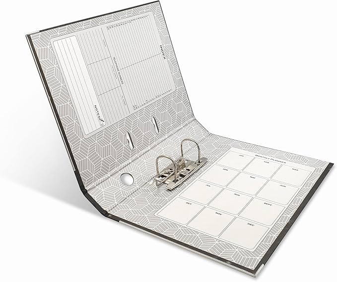 Maxi Lever Arch File 48mm with replaceable spine labels for easy Identification - Image 2