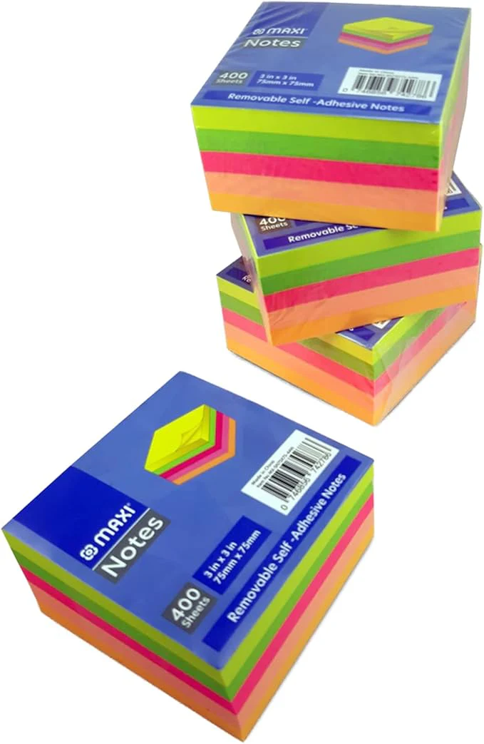 Maxi Sticky Notes 75X75Mm 400 Sheets - Image 4