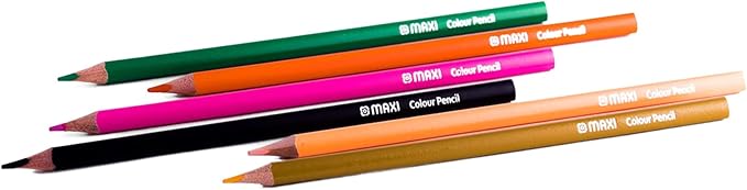 Maxi Triangular Colour Pencils 24 Colour In A Cardboard Box - Image 5