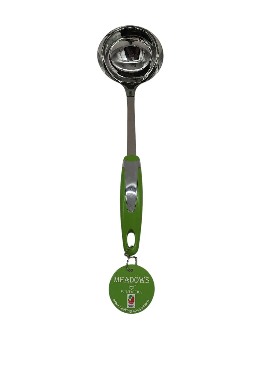 Meadows Soup Laddle, Green/Silver - Image 2