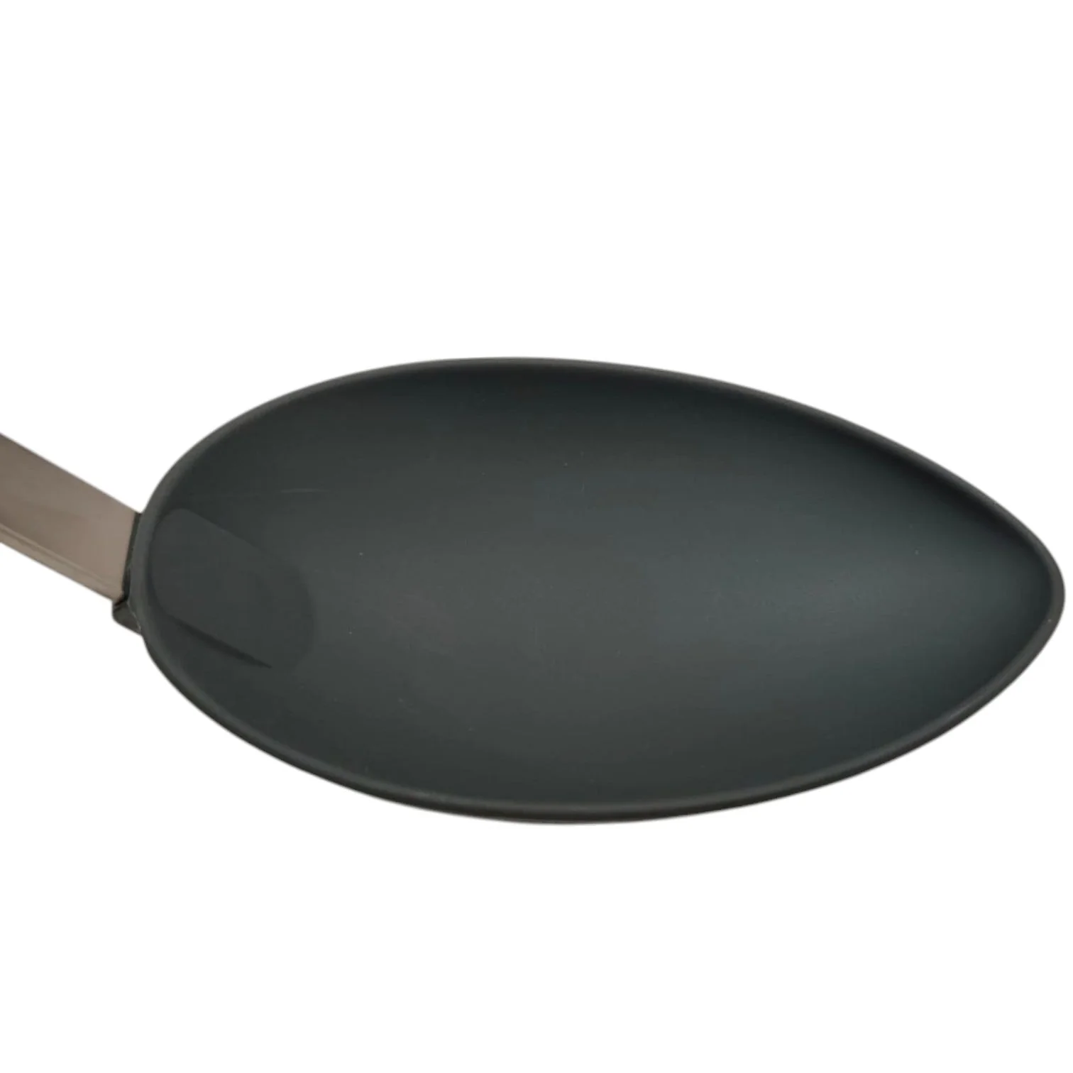 Meadows Stainless Steel Non Stick Spoon Nylon-32cmX6cm-Green/Grey - Image 3