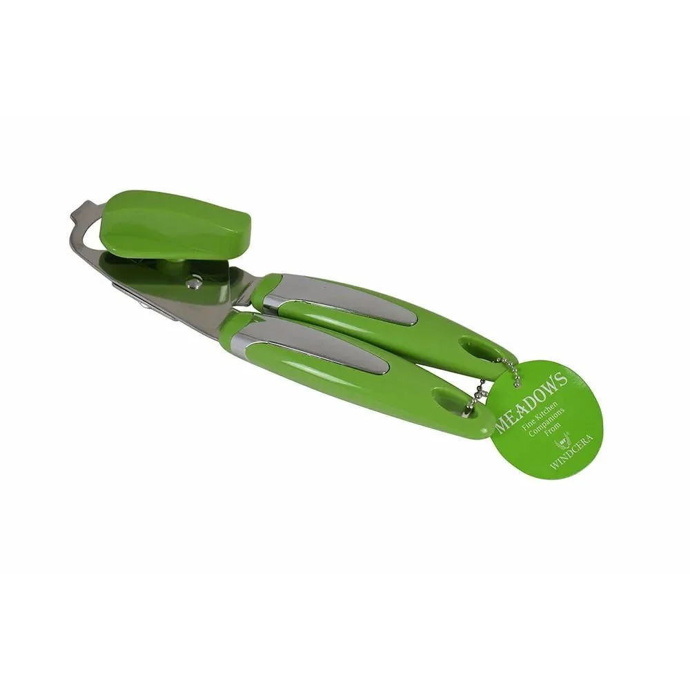 Meadows Stainless Steel With Plastic Handle Can/Bottle Opener-23cm-Green&Steel - Image 2