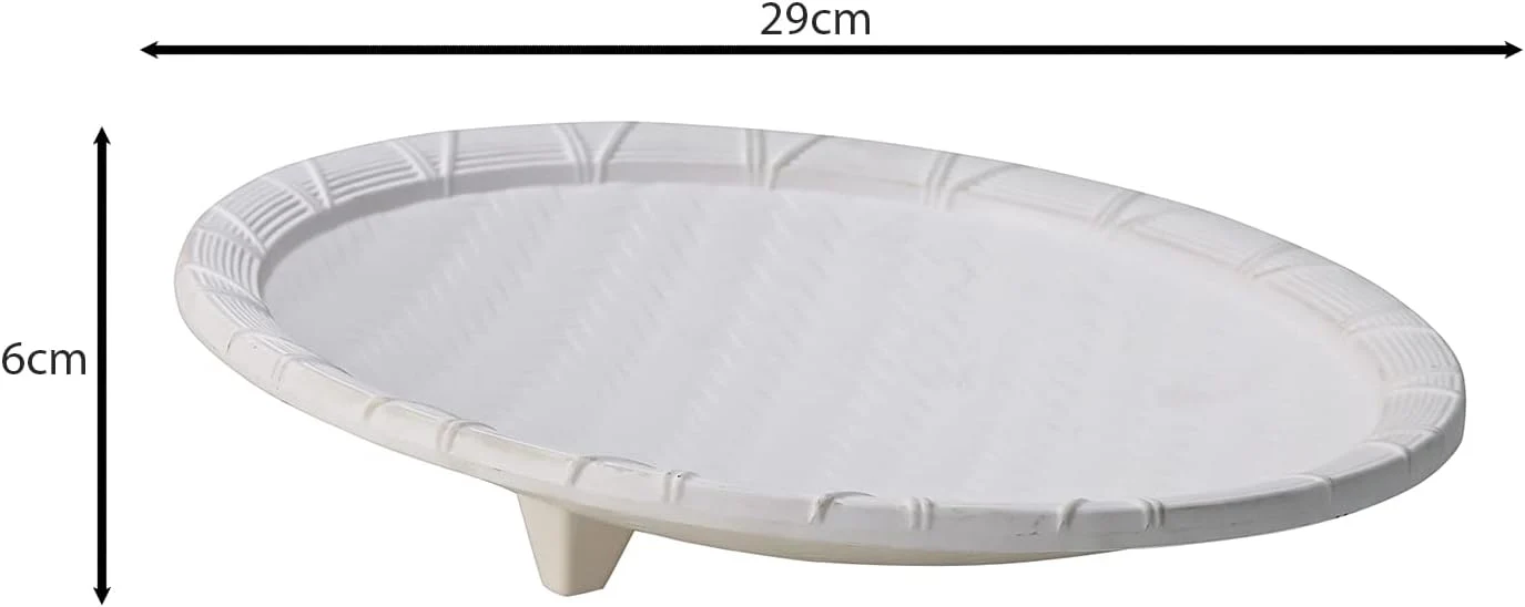 Melamine Salad plate 11"Inch, Round Dinner Soup Plates Perfect Serving Pasta, Dessert, Salad, Fruits Kitchen Platter Dining Tableware? - Image 2