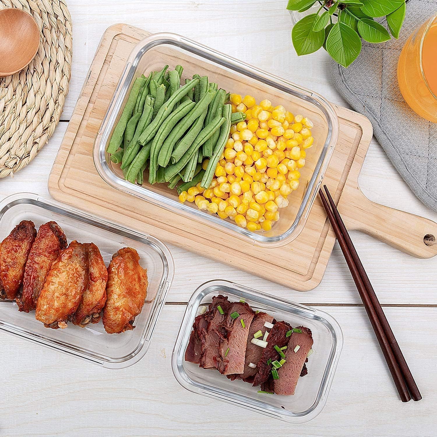 Mondex Glass Food Container With Lock Lid, 1600ml - cmn0099 - Image 3
