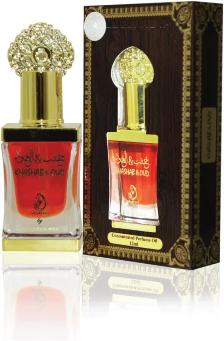 My Perfumes Khashab & Oud Concentrated Perfume Oil For Unisex-12ML