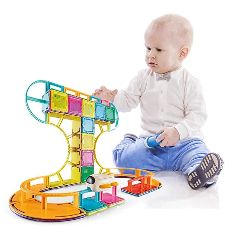 My Toys Sky Track Playset, Track Set of 62pcs, Magnetic Adsorption, Pensamiento Espacial - Image 4