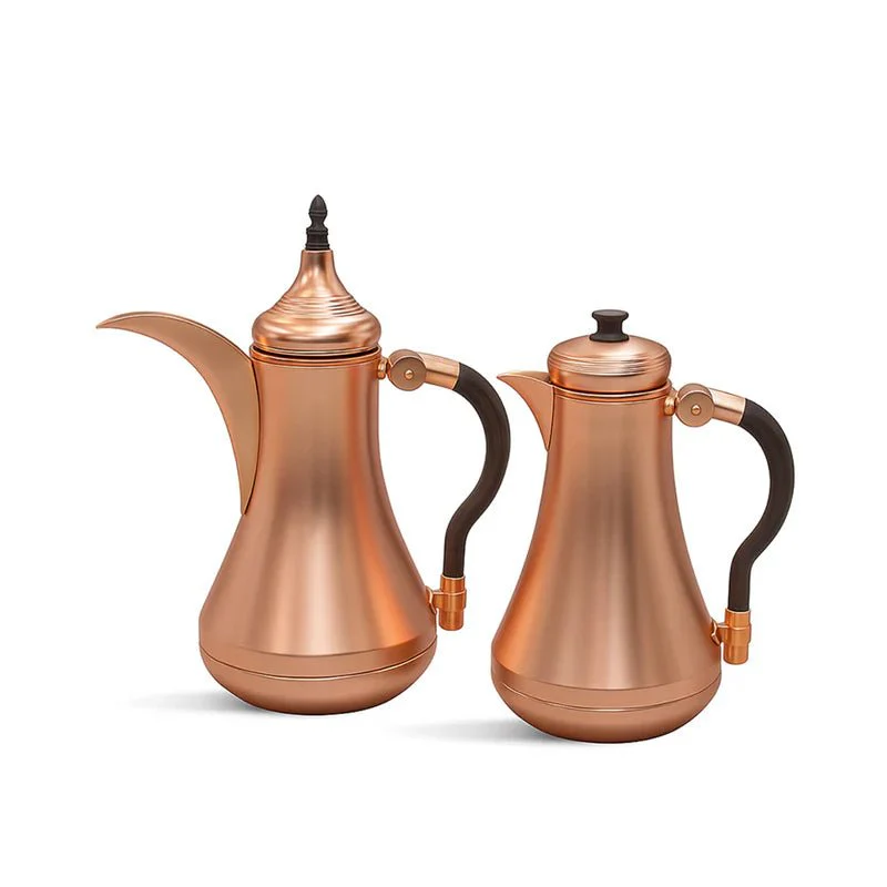 Mydot Heritage 2-Piece Vacuum Flask Set (1L + 1L) – Full Matte Copper Artistic Premium Edition
