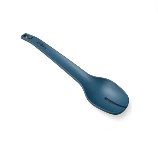 Nautilus Plastic Salad Spoon & Tongs- 30.5X6.8X3 Cm-Blue&Grey - Image 5