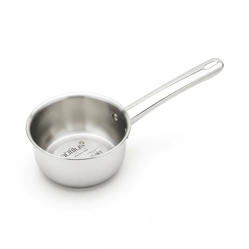 Nautilus Stainless Steel Milk Pan With Handle-14cm