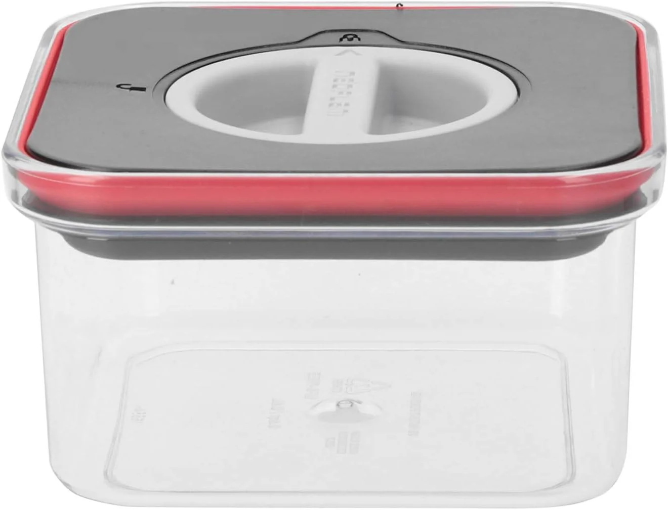 NEOFLAM Airtight Kitchen Pantry Canister/Organizer Clear Plastic Container with Simple Twist Lids 600ml - Image 3