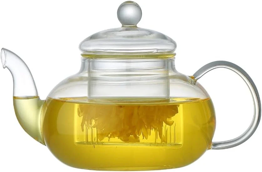 NEOFLAM Borosilicate Glass Tea Pot, 1200ml Capacity - Image 2