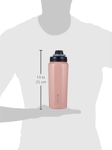 Neoflam Vacuum Insulated Stainless Steel Sports Tumbler Water Bottle.Hp-Hs-600ML-Pink - Image 4