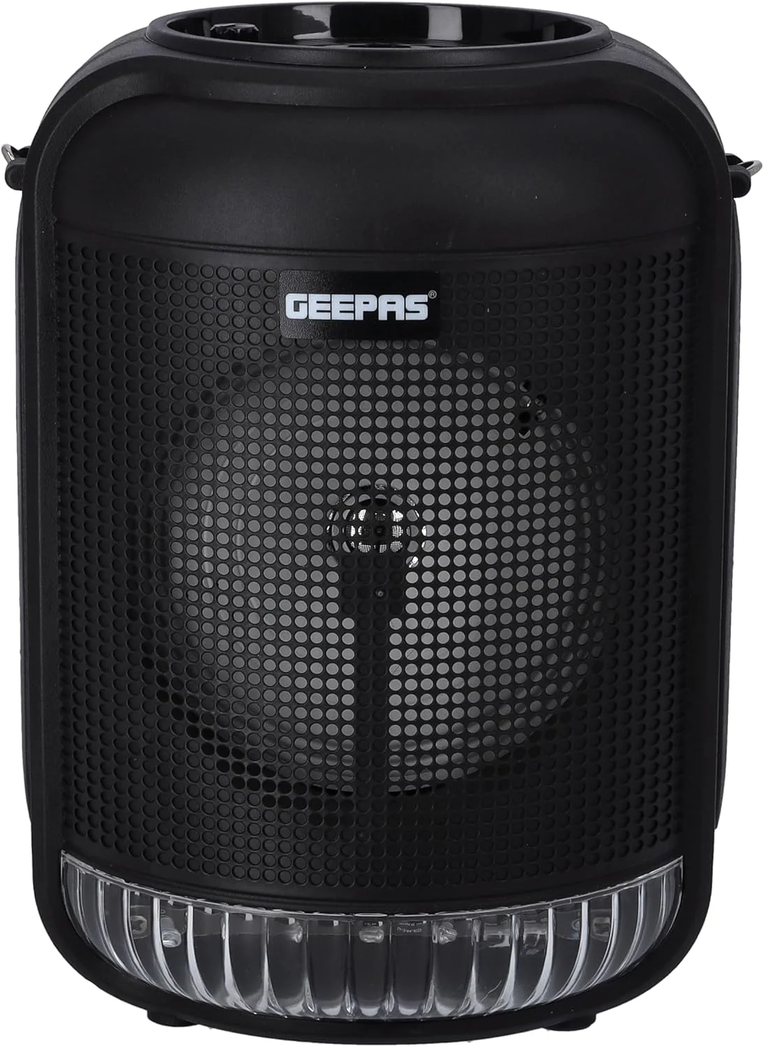Geepas Rechargeable Portable Speaker - Portable Handle with 1800 MAH Huge Battery | TWS Connection & Compatible with BT/ USB/ AUX/ FM/ Micro SD | Ideal for Home, Hotels & Outdoor Use