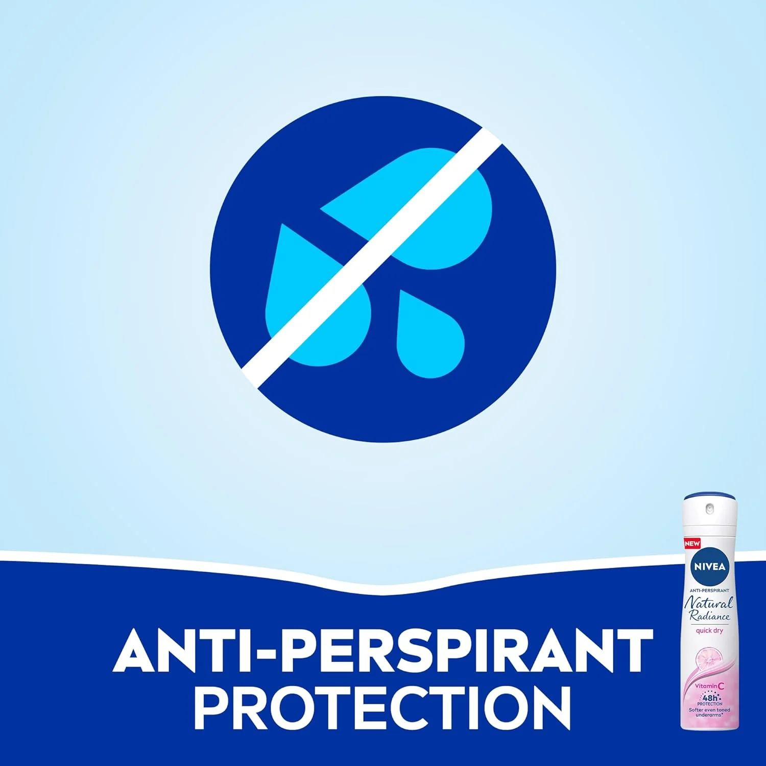Nivea Antiperspirant Spray for Women, 48h Protection, Natural Radiance-150ML - Image 5