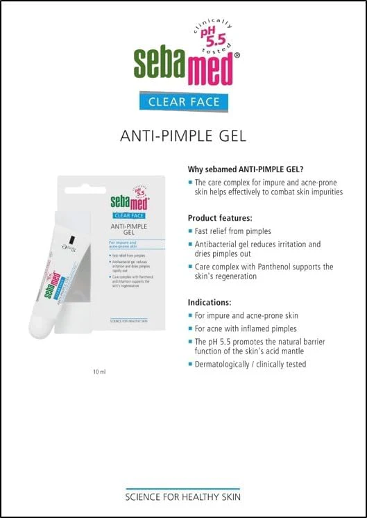 Sebamed Clear Face Anti-Pimple Gel 10ml - Image 5