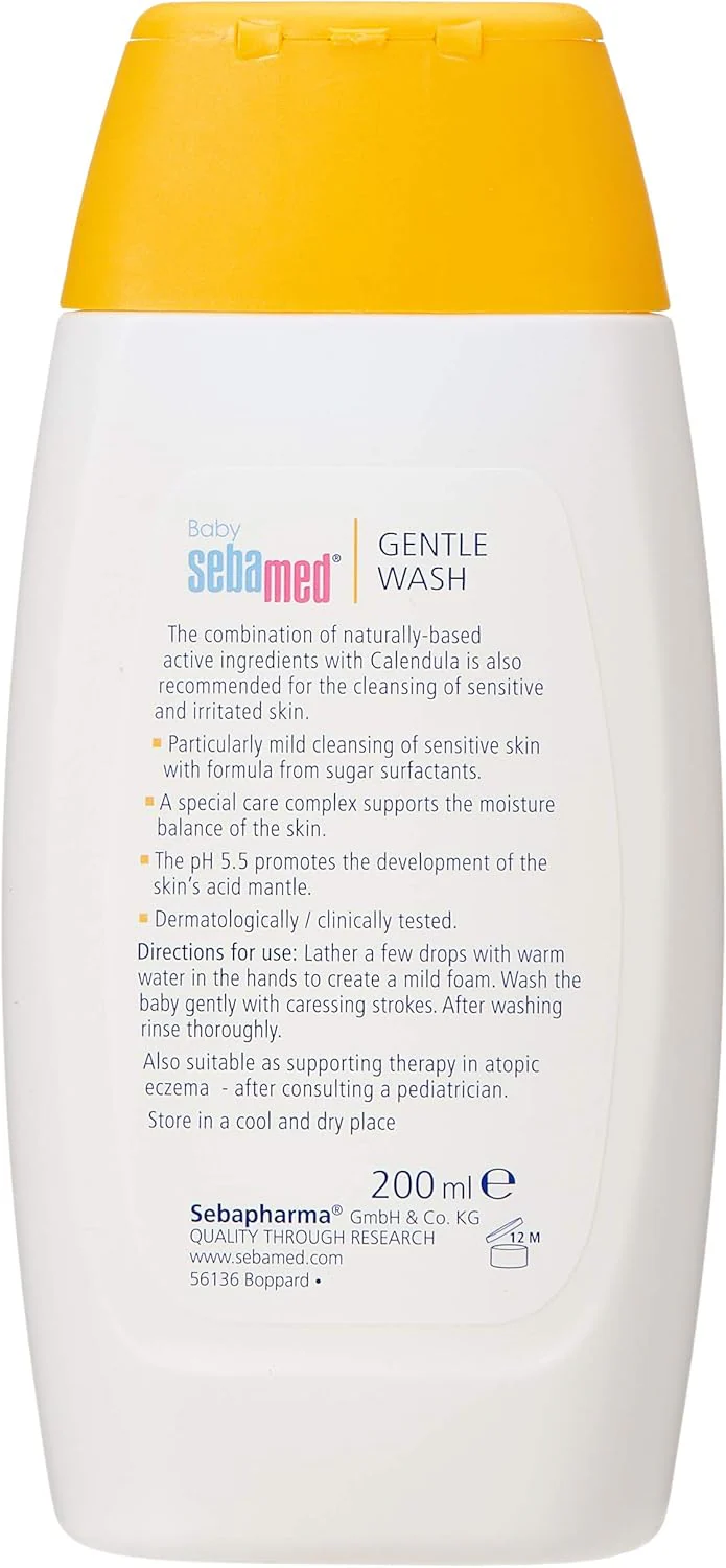 Sebamed Baby Gentle Wash with Calendula 200ml - Image 2