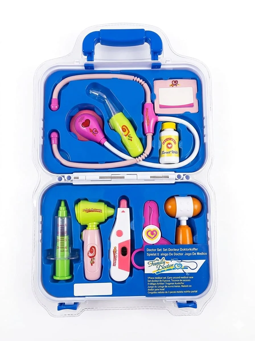 AKDC Kids Medical Playset – 8-Piece Doctor Kit