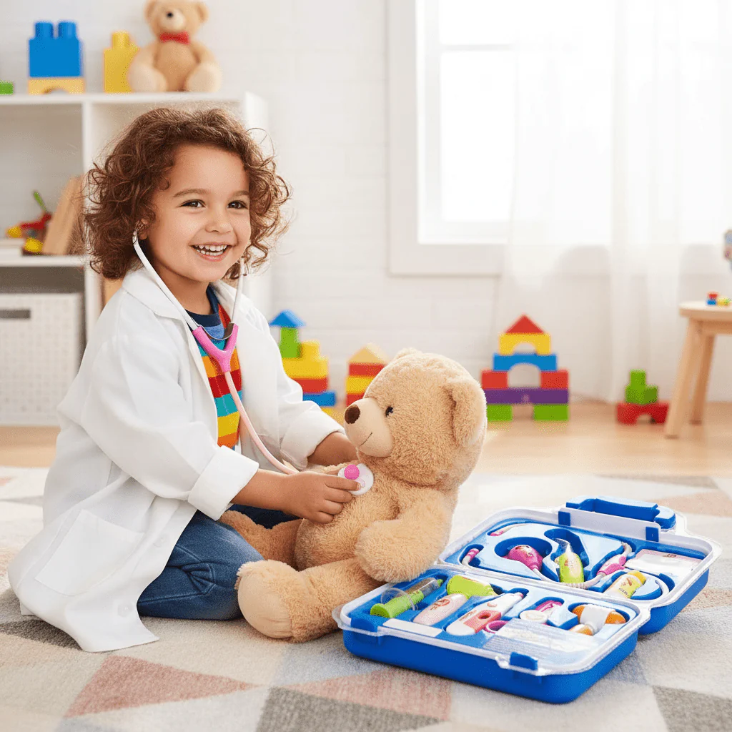 AKDC Kids Medical Playset – 8-Piece Doctor Kit - Image 2