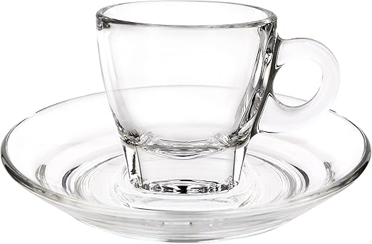 Ocean Caffe Espresso Cup & Saucer Set, 70 Ml, Set Of 6, P0244206, Espresso Cup, Tea & Coffee Cup, Cappuccino Cup, Latte Glass - Image 4