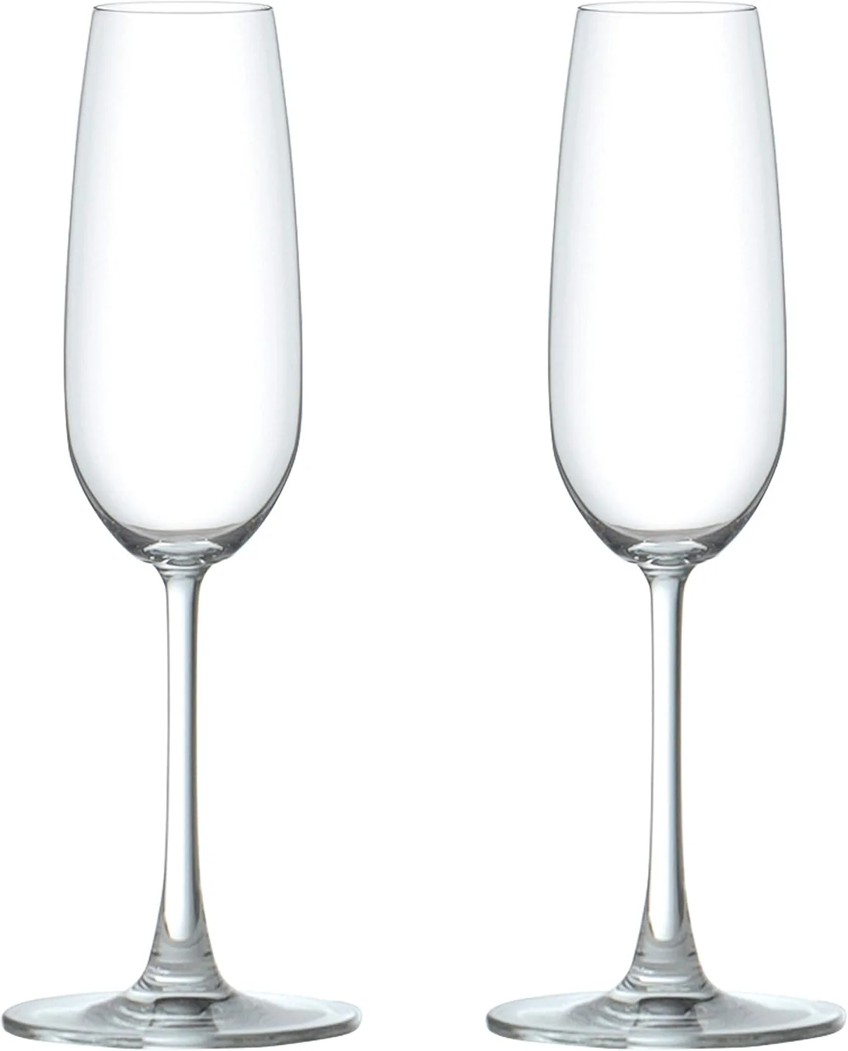 Ocean Champagne Glasses, Set Of 2, Clear, 210 Ml, 015F0702, Champagne Flutes, Champagne Glasses, Sparkling Wine Flutes, Tulips Glasses, Couple Glass