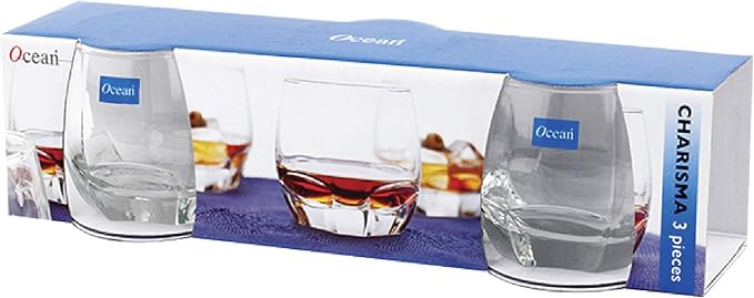 Ocean Charisma, Liqueur & Spirits Glasses, Set Of 6, Clear, 340 Ml, B1711203, Double Rock Glass, Lowball Glass, Water Glass, Whiskey Glass, Whisky Glass, Old Fashioned Glass, Scotch Glass, Rum Glass - Image 4