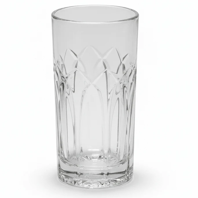 Ocean Elegant Traze Highball Glass Premium Tall Glass for Cocktails Mocktails and Beverages 350ml