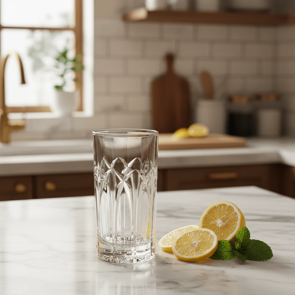 Ocean Elegant Traze Highball Glass Premium Tall Glass for Cocktails Mocktails and Beverages 350ml - Image 2