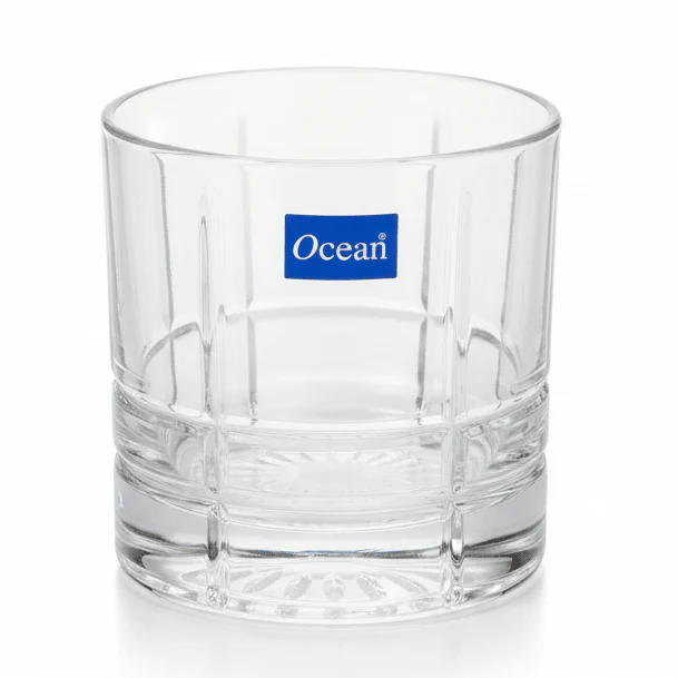 Ocean Everyday Use Clear Glass Tumbler Strong and Practical for Daily Drinking 350ml