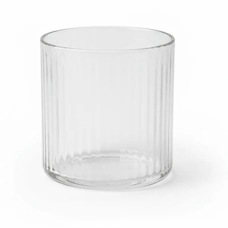 Ocean Pulse Contemporary Glass Tumbler Durable and Stylish for Everyday Drinks 355ml