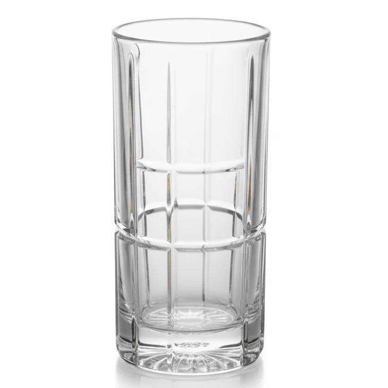 Ocean Traze Highball Glass Tall Clear Drinking Glass Ideal for Cocktails Juice and Water 350ml