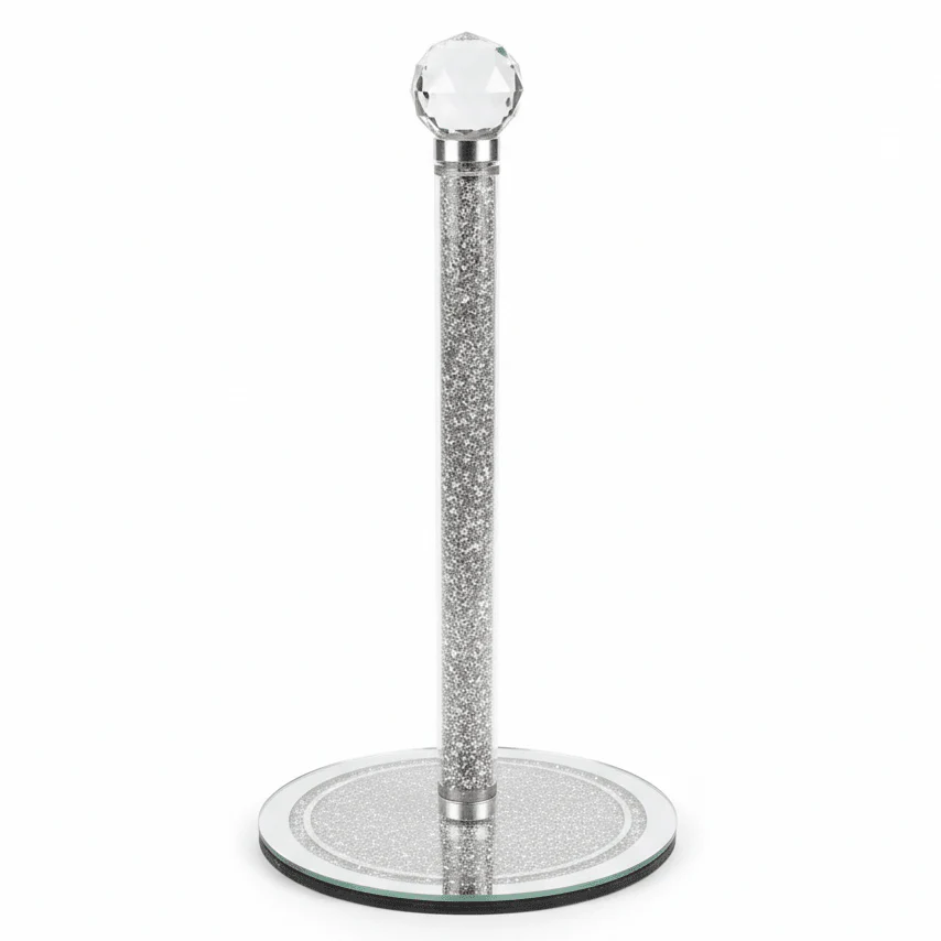 Orchid Elegant Acrylic Tissue Box Holder with Modern Transparent Design for Home and Office – 32 cm