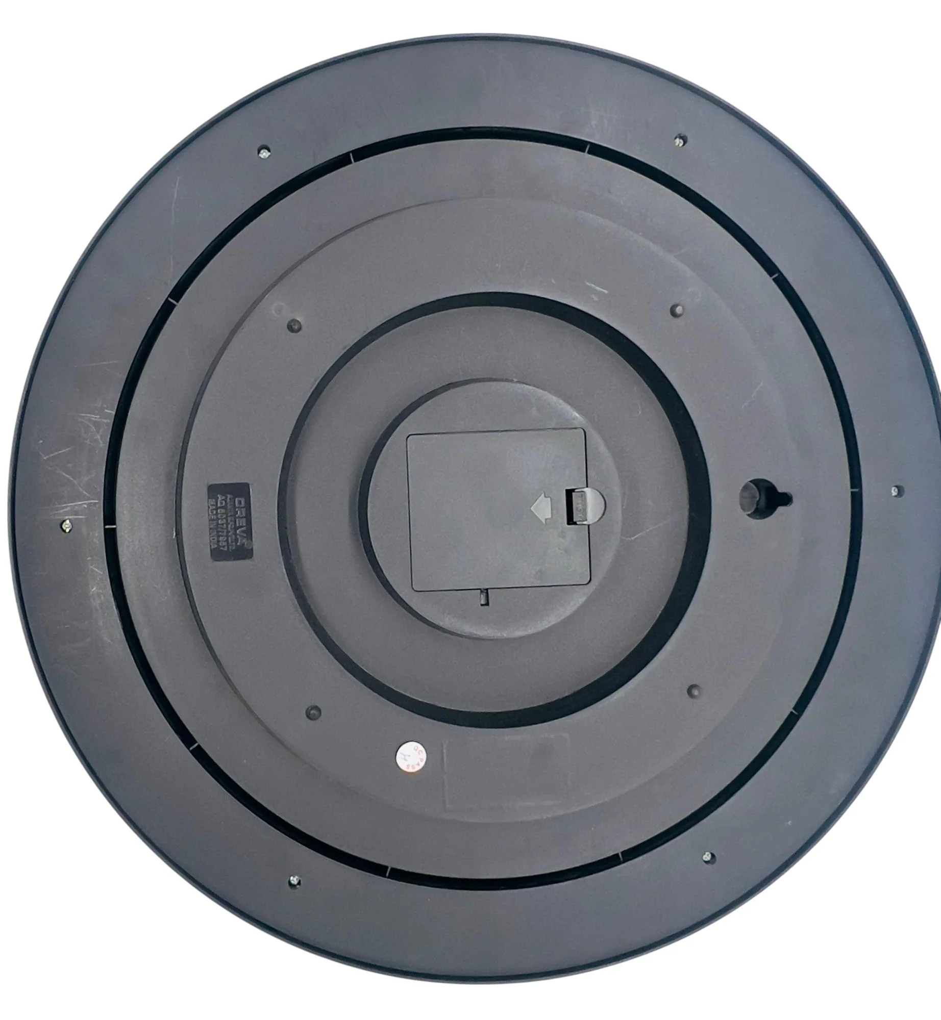 OREVA Round Premium Night Glow Wall Clock 43cm, Black, AQ-7957 - Image 2