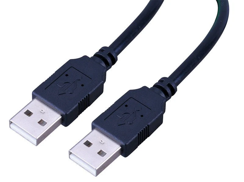 Oshtraco USB 2.0 Cable supports data transfer  and charging (USB 2.0 A Male to A Male-(1.8 Meters)