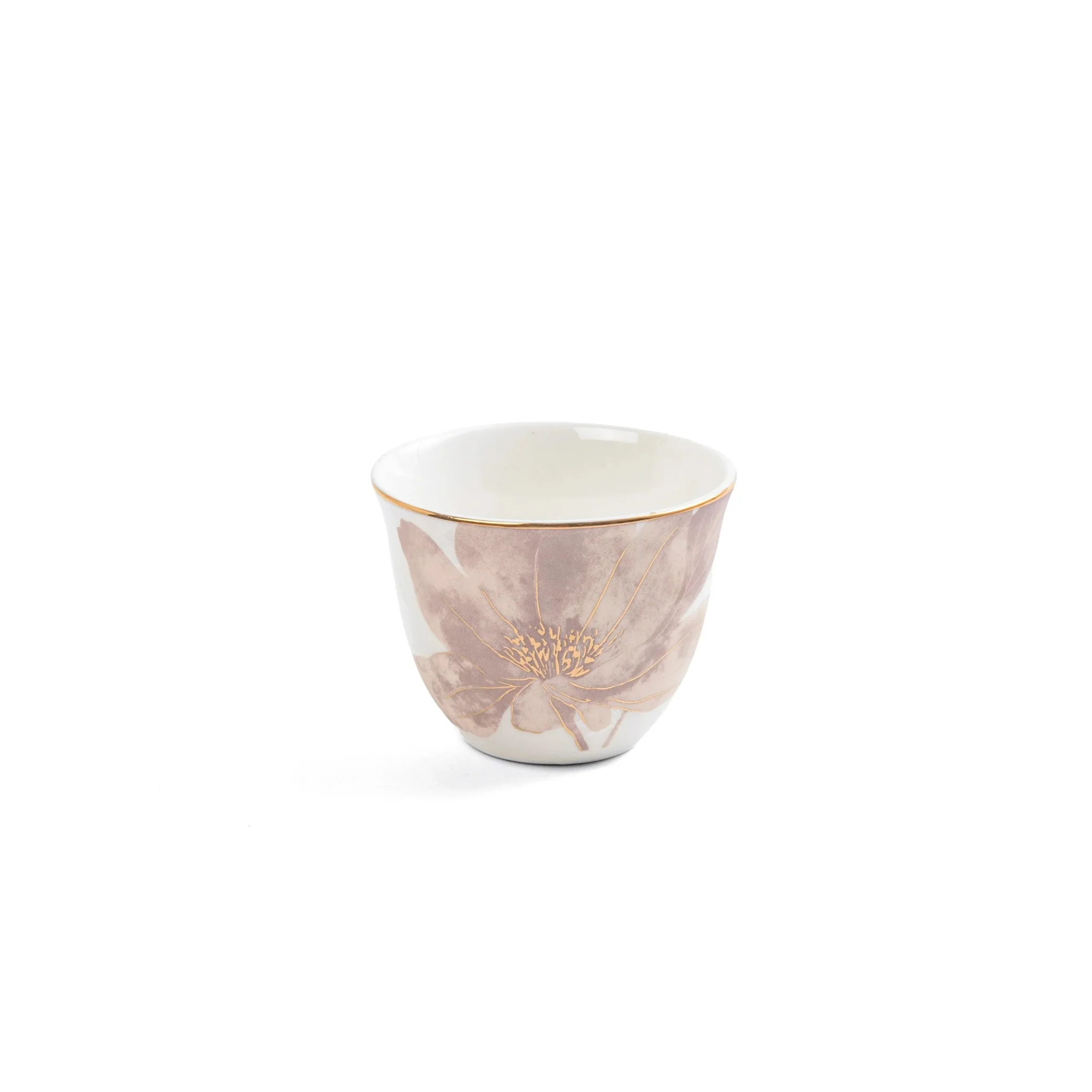 Otantik Marisella ET3012 Deluxe 7-Piece Porcelain Tea & Cawa Cup Set – Red & Gold Classic Floral Artwork – 23×18 cm Edition - Image 3