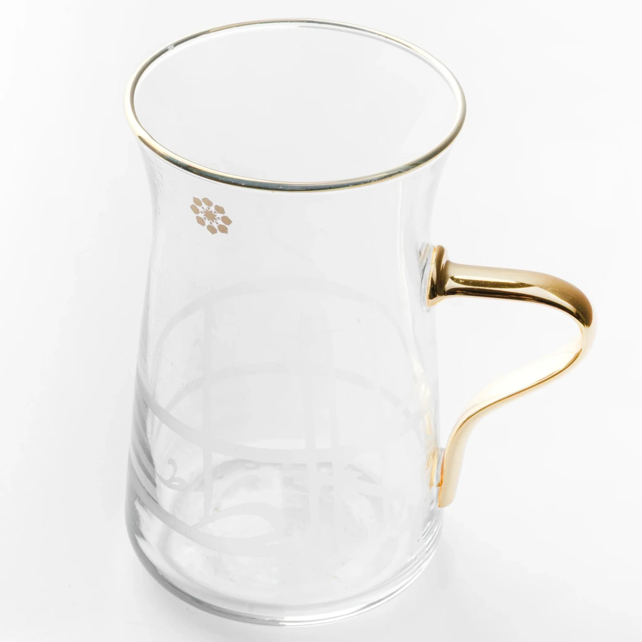 Otantik Mirral Luxury 19-Piece Arabic Tea & Coffee Serving Set – White & Gold Porcelain Collection - Image 3
