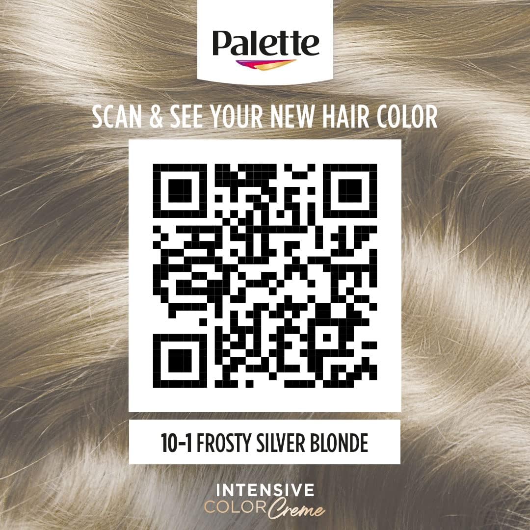 Palette Intensive 10.1 Color Creme Frosty Silver Blonde - Image 5