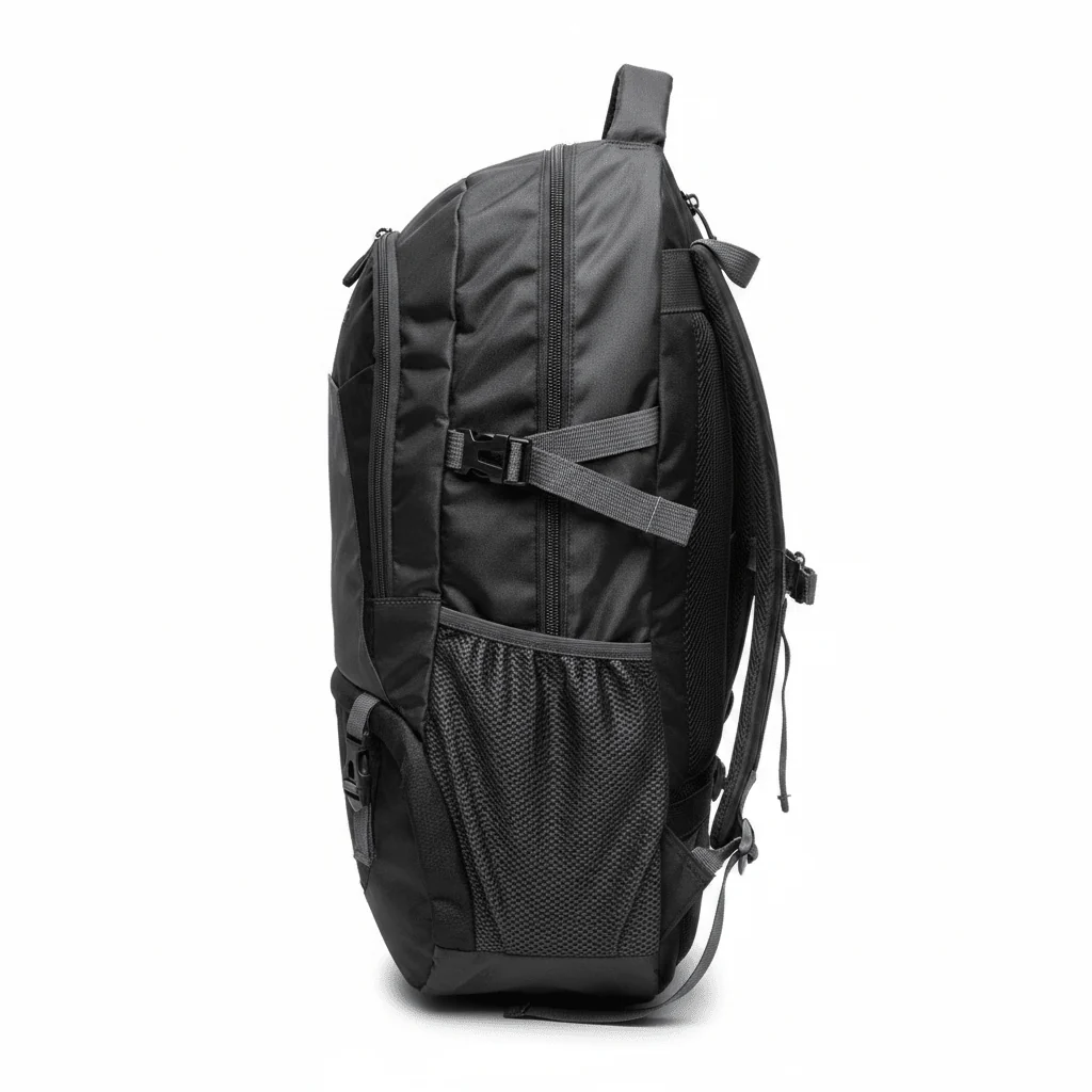 Parajohn Adventure Grey & Black Polyester Mountain Backpack 24 Inch – Large Outdoor Hiking Bag with Heavy Duty Storage - Image 2