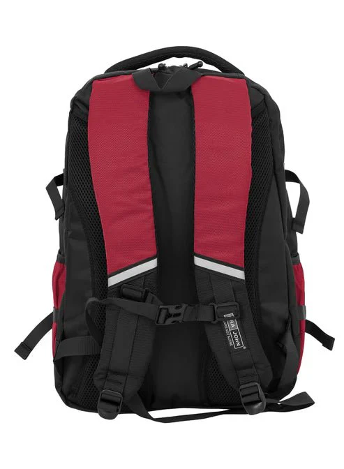 Parajohn Elegant Red & Black Polyester School Backpack 18 Inch – Premium Quality Stylish School Bag with Comfortable Fit - Image 2