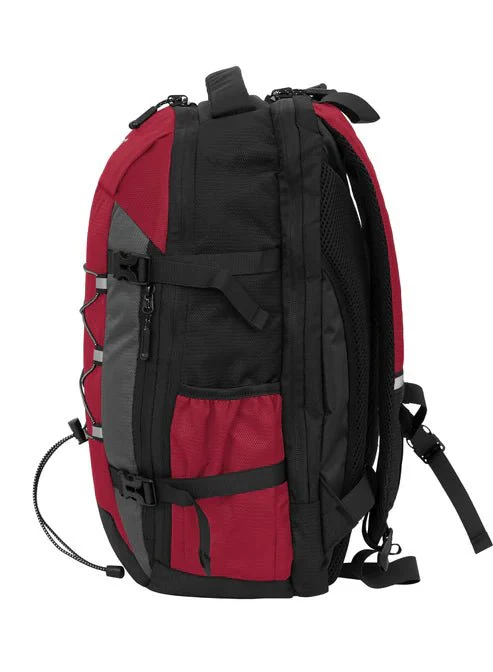 Parajohn Elegant Red & Black Polyester School Backpack 18 Inch – Premium Quality Stylish School Bag with Comfortable Fit - Image 4