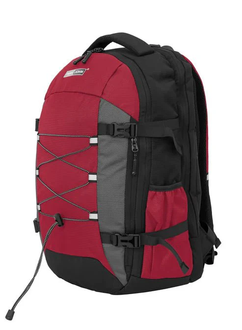 Parajohn Elegant Red & Black Polyester School Backpack 18 Inch – Premium Quality Stylish School Bag with Comfortable Fit - Image 5