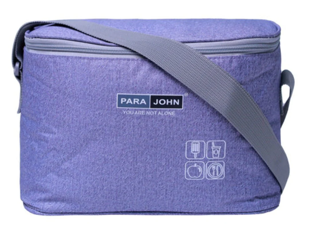 Parajohn Navy Blue Polyester Lunch Storage Bag with Comfortable Handle – 9 Inch